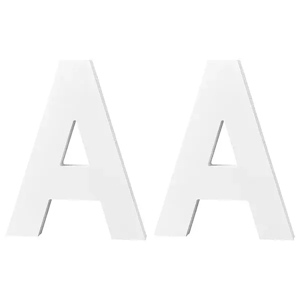 Wooden Letter Ornaments