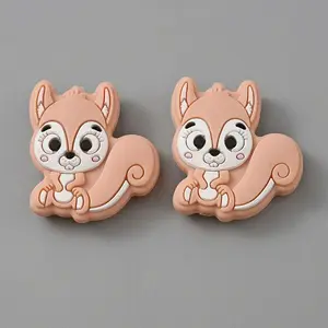 Squirrel Food Grade Eco-Friendly Silicone Beads