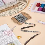 2Yards Plastic Bead Gauze Lace Trim
