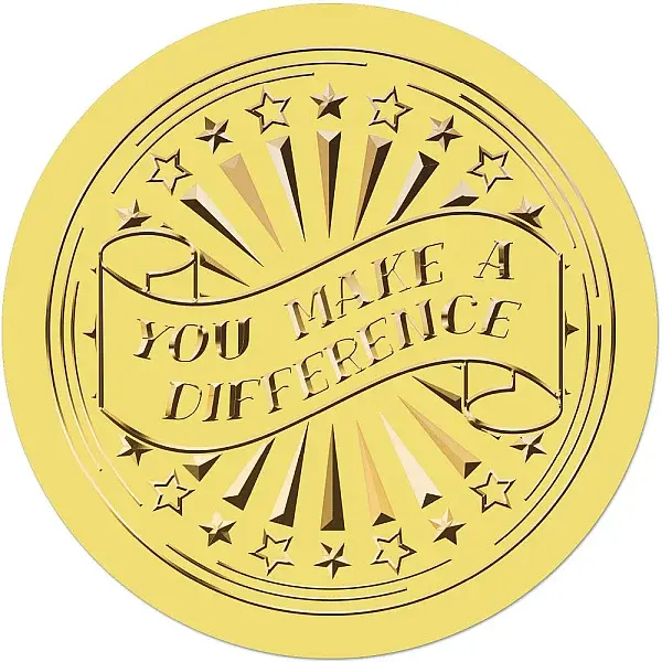 Gold Foil Paper Picture Stickers