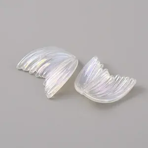 Fishtail Shape Transparent Acrylic Pendants