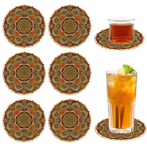 6Pcs Cotton Woven Coasters