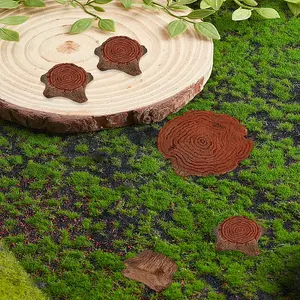 1 Bag Resin Tree Stump Chair & Table Set