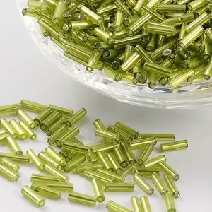 Glass Bugle Beads