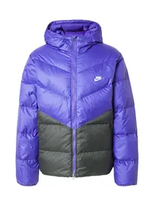 Nike Sportswear Zimná bunda 'WINDRUNNER'  modrá / čierna