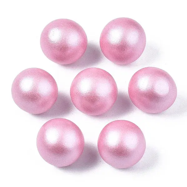 Painted Natural Wood Beads