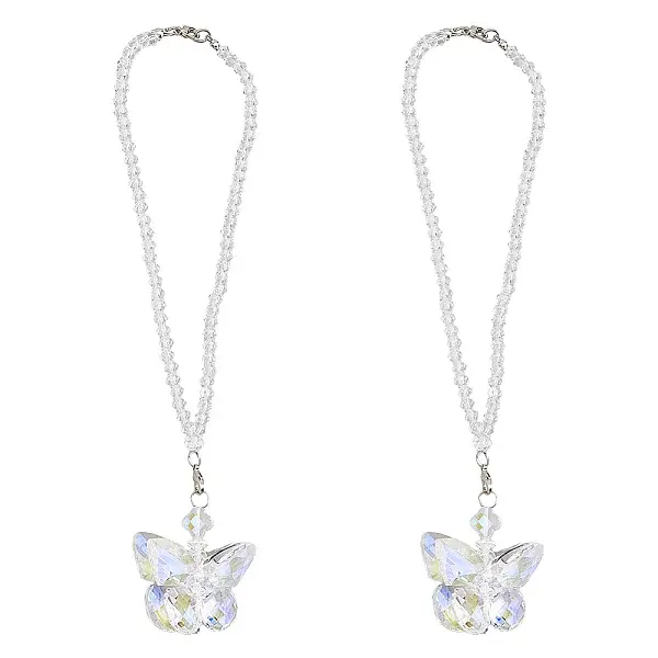Butterfly Glass Car Hanging Pendant