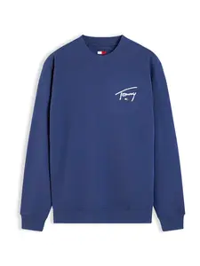 Tommy Jeans Mikina  enciánová / biela