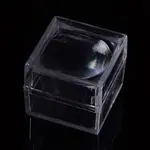 Transparent Plastic Ring Viewer Magnifier Boxes