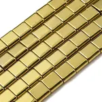 Electroplated Non-magnetic Synthetic Hematite Beads Strands