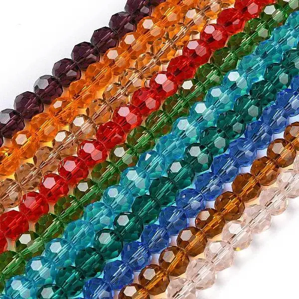 Transparent Glass Beads Strands