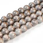 Baking Paint Glass Beads Strands