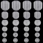 180Pcs 6 Styles Plastic Ear Nuts & Earring Pads