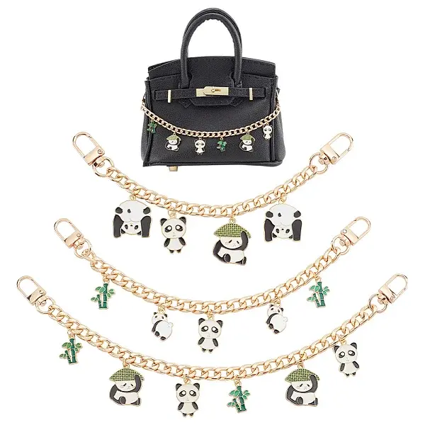 Iron Curb Chain Purse Chains