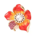 Alloy & Enamel & Rhinestone & Plastic Pearl Brooches