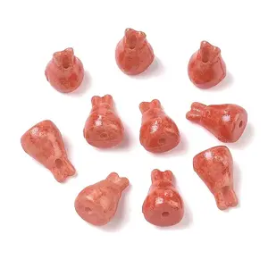 Vintage Handmade Porcelain Beads