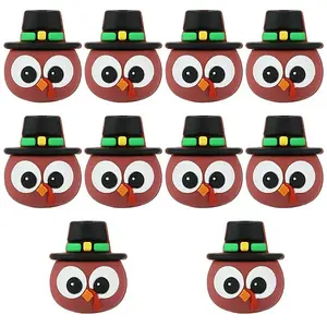 10Pcs Silicone Beads