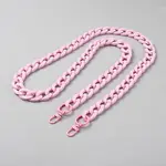 Acrylic Cuban Link Chain Bag Extender Chains