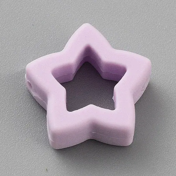 Star Silicone Focal Beads