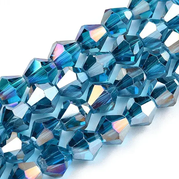 Electroplate Glass Beads Strands