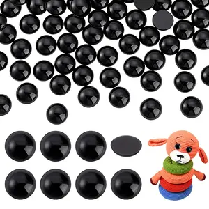160Pcs Plastic Doll Eyes Cabochons
