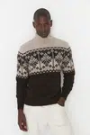 Pánský svetr Trendyol Jacquard
