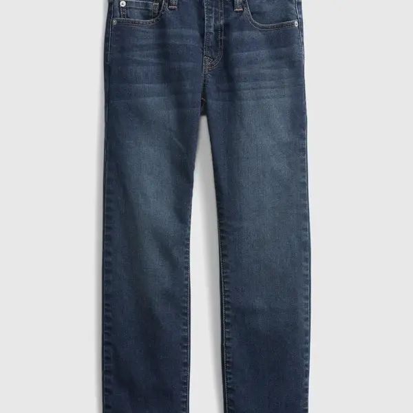 GAP Dětské džíny straight jeans with Washwell - Kluci