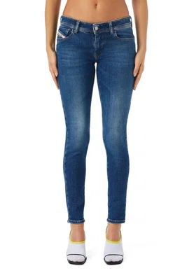 Diesel Jeans - 2018 SLANDY-LOW L.32 TROUSERS blue
