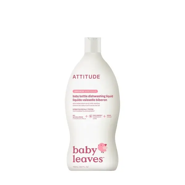 ATTITUDE Prostředek na mytí nádobí pro děti bez vůně 700 ml