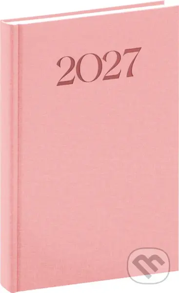 NOTIQUE Denný diár Biella 2027 (ružový)