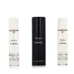 Chanel Bleu de  EDP plnitelný 20 ml + EDP náplň 2 x 20 ml M