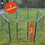 Agrofortel Výběh pro psy a další zvířata - velikost L - 8 segmentů, výška 100 cm