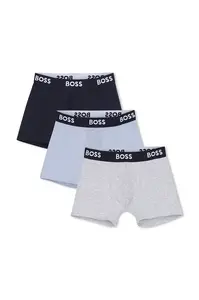 BOSS  priliehavé boxerky detské s bavlnou 3-pak
