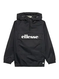 ELLESSE Prechodná bunda 'Plazo'  čierna / biela