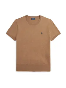 Polo Ralph Lauren Sveter  farba ťavej srsti