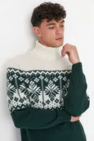 Pánský svetr Trendyol Jacquard