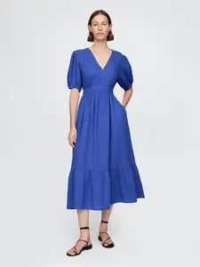 GAP Muslin Midi Dress - Ladies