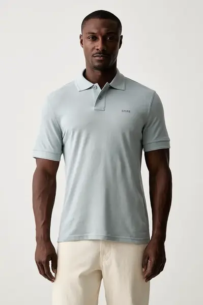 BOSS Orange polo pánské bavlněné Prime
