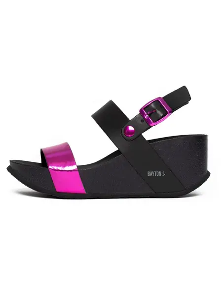 Bayton Sandále 'Selene'  fuksia / čierna