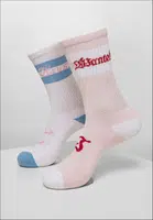Trust Wanted Socks 2-balení světle růžová/bílá