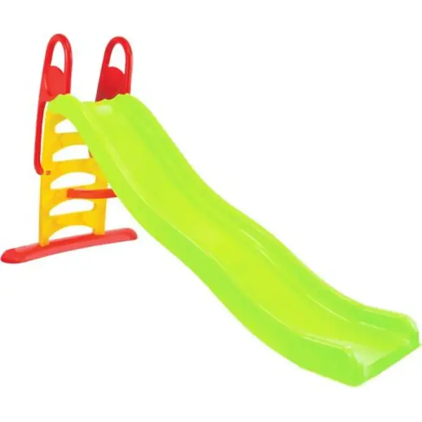 Mochtoys Detská šmýkačka 198 cm zelená