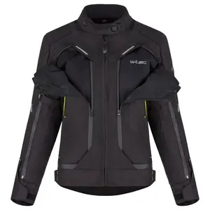 Dámská moto bunda W-TEC Progair Lady černá-fluo 3XL