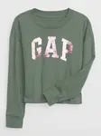GAP Dětské tričko s metalickým logem - Holky
