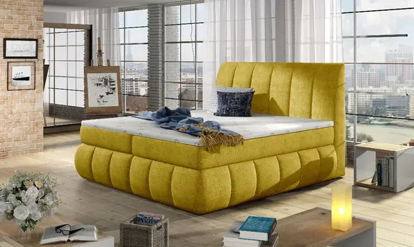 Boxspring Vincenzo Rozměr: 160 x 200 cm, látka: Omega68
