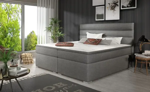 Boxspring Softy Rozměr: 140 x 200 cm, látka: Sawana 05