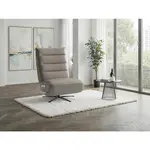 Sit & More RELAXAČNÍ KŘESLO, kůže, šedá
