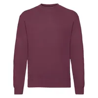 Burgundy Men's Sweatshirt Set-in Sweat Fruit of the Loom