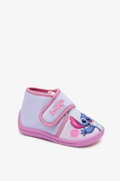 Dievčenské šľapky Slip-On Stitch ružové