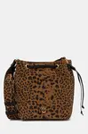Pinko Semišová kabelka Pinko Leopard print