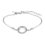 Lotus Style Ocelový náramek se třpytivým přívěskem Woman Basic LS2176-2/1